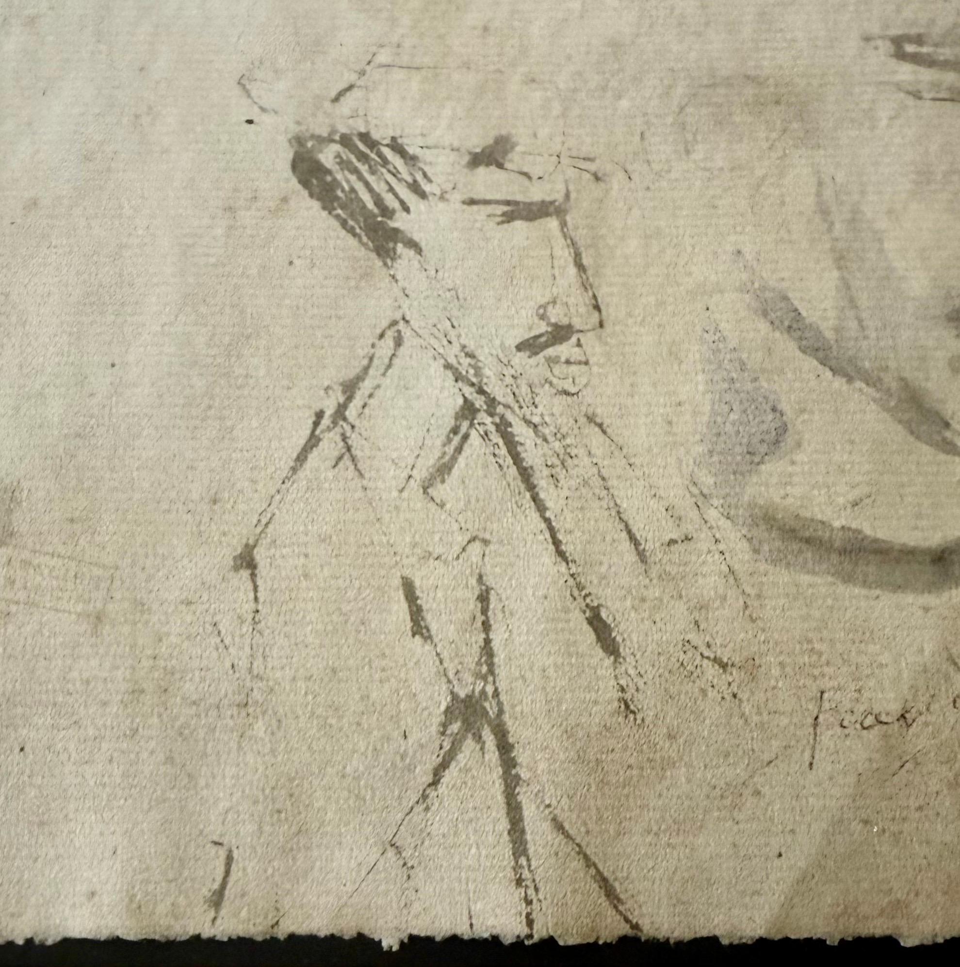 Dibujo expresionista alemán, acuarela Jules Pascin Escena de Cuba 1910 en venta 7