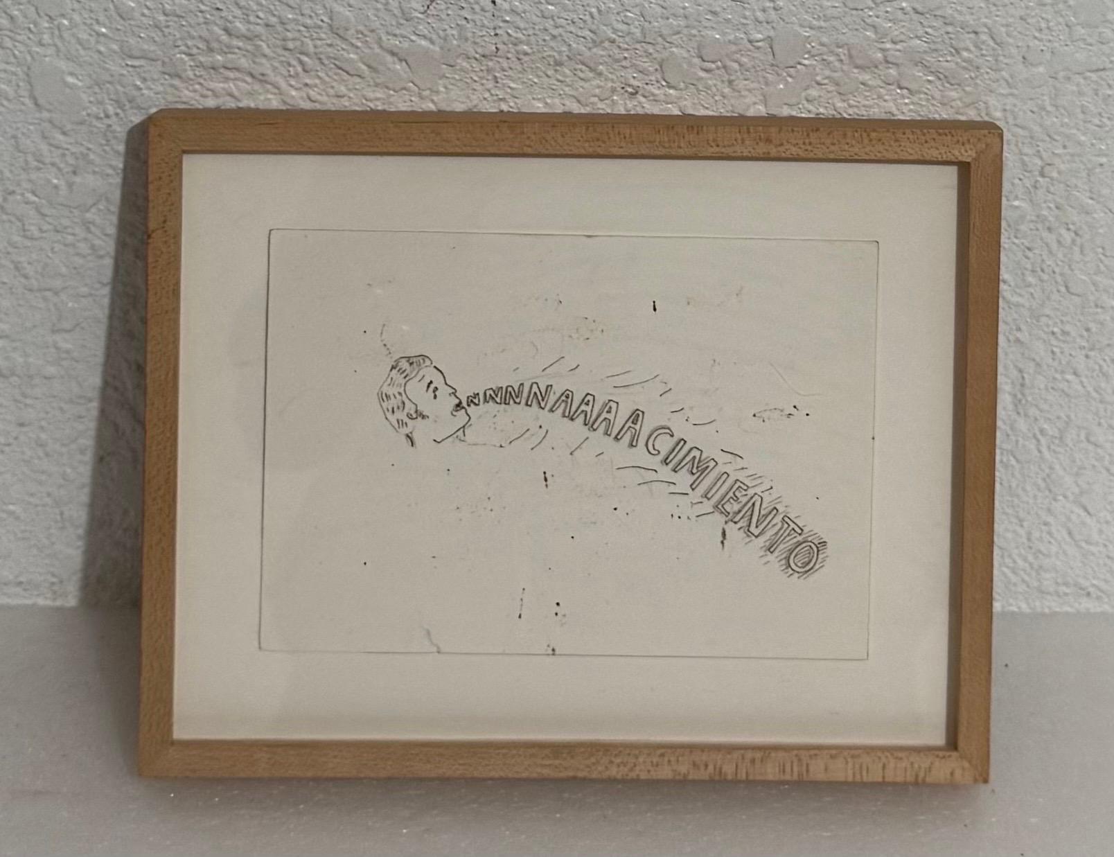 Art latino-américain Dessin à l'encre Mario Perez Nachimiento Argentine Moderniste en vente 4