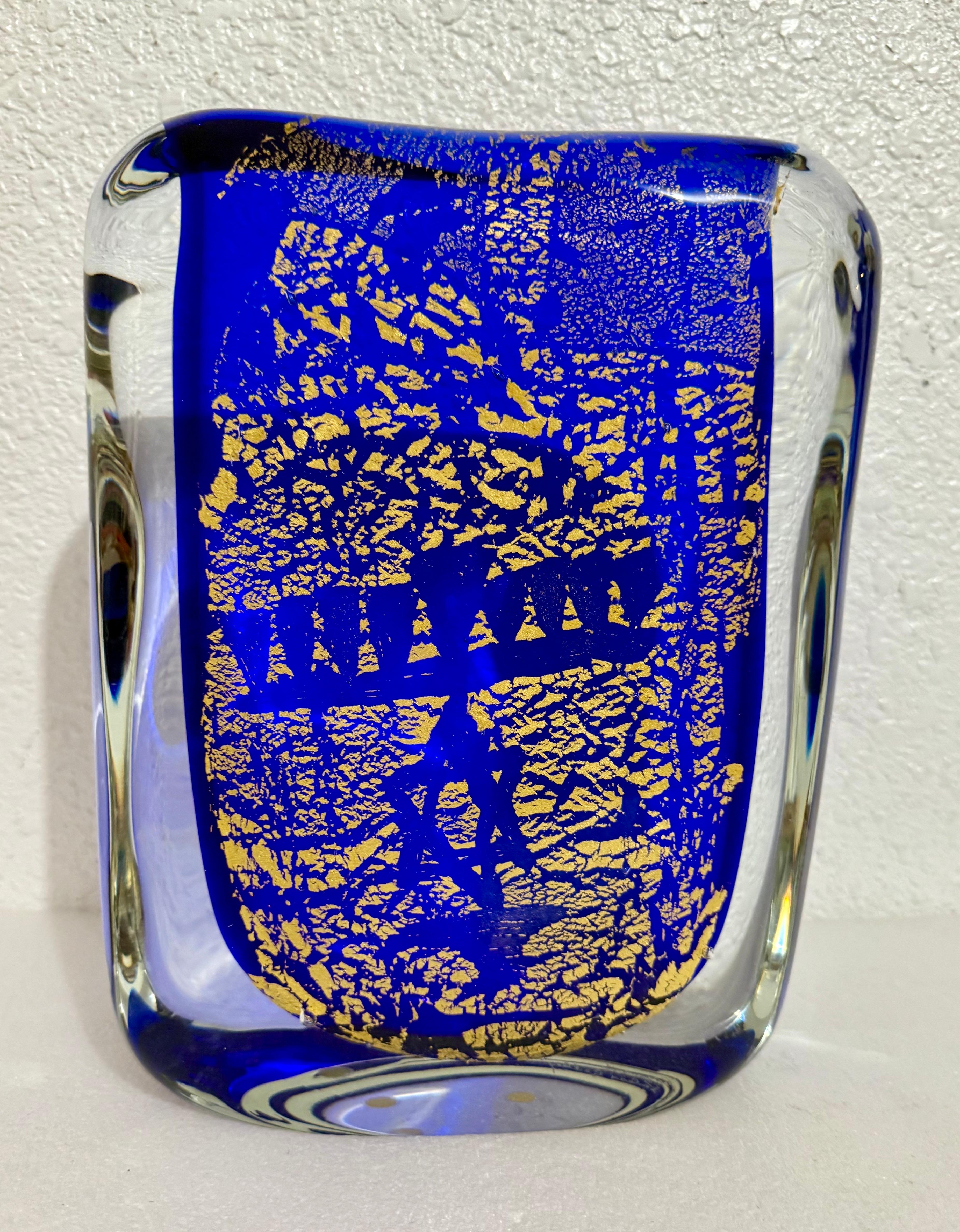 Large Rare Signoretto Murano Glass Aventurine Menorah Italian Sculpture Judaica For Sale 11