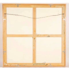 Peinture abstraite technique mixte de Laddie John Dill, Art californien moderniste, 1987