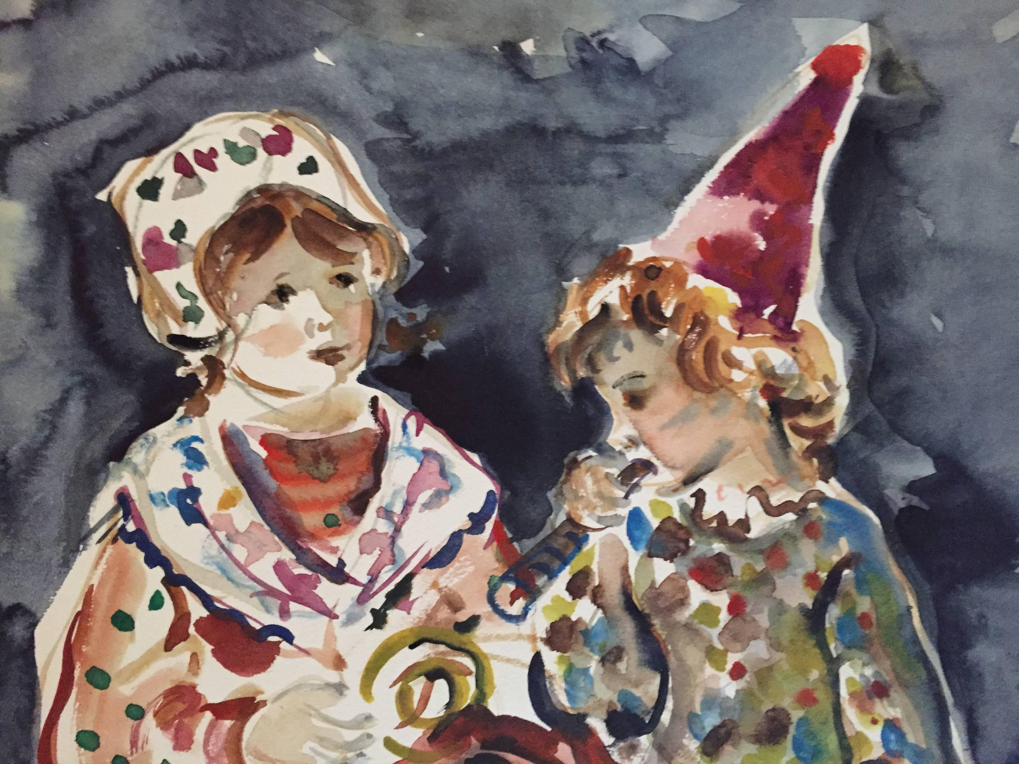 Children's Birthday Costume Party - Art by Katherine Librowicz