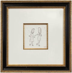 Dance with Me, William Anthony Caricature Drawing