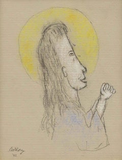 Woman in Prayer Pose