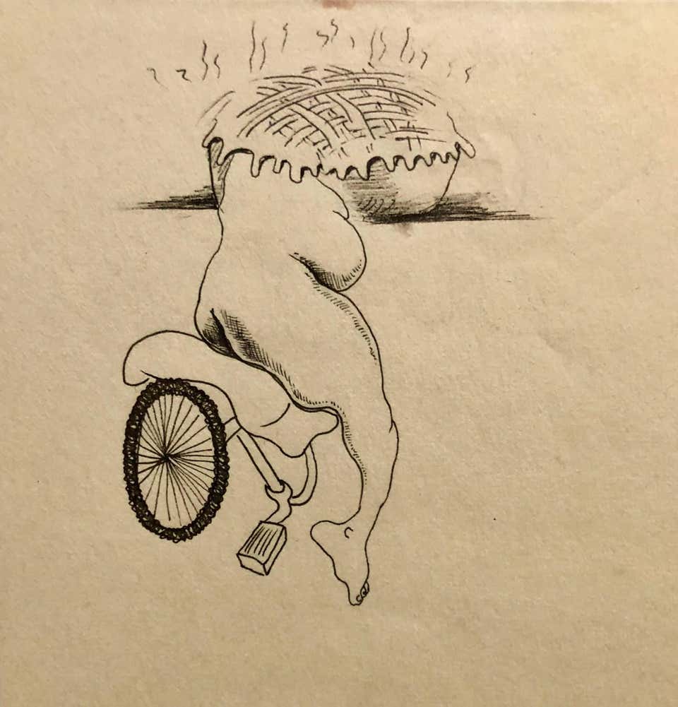 Collaborative Contemporary Surrealist Cartoon Drawing Humphrey + Coates