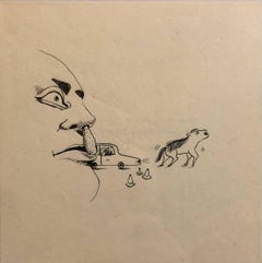 Collaborative Contemporary Surrealist Cartoon Drawing Humphrey + Coates