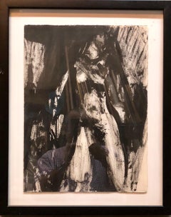 Peinture à l'huile - Figure abstraite d'une femme nue