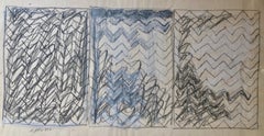Abstract Expressionist Pencil Drawing Watercolor Painting Pattern Decoration