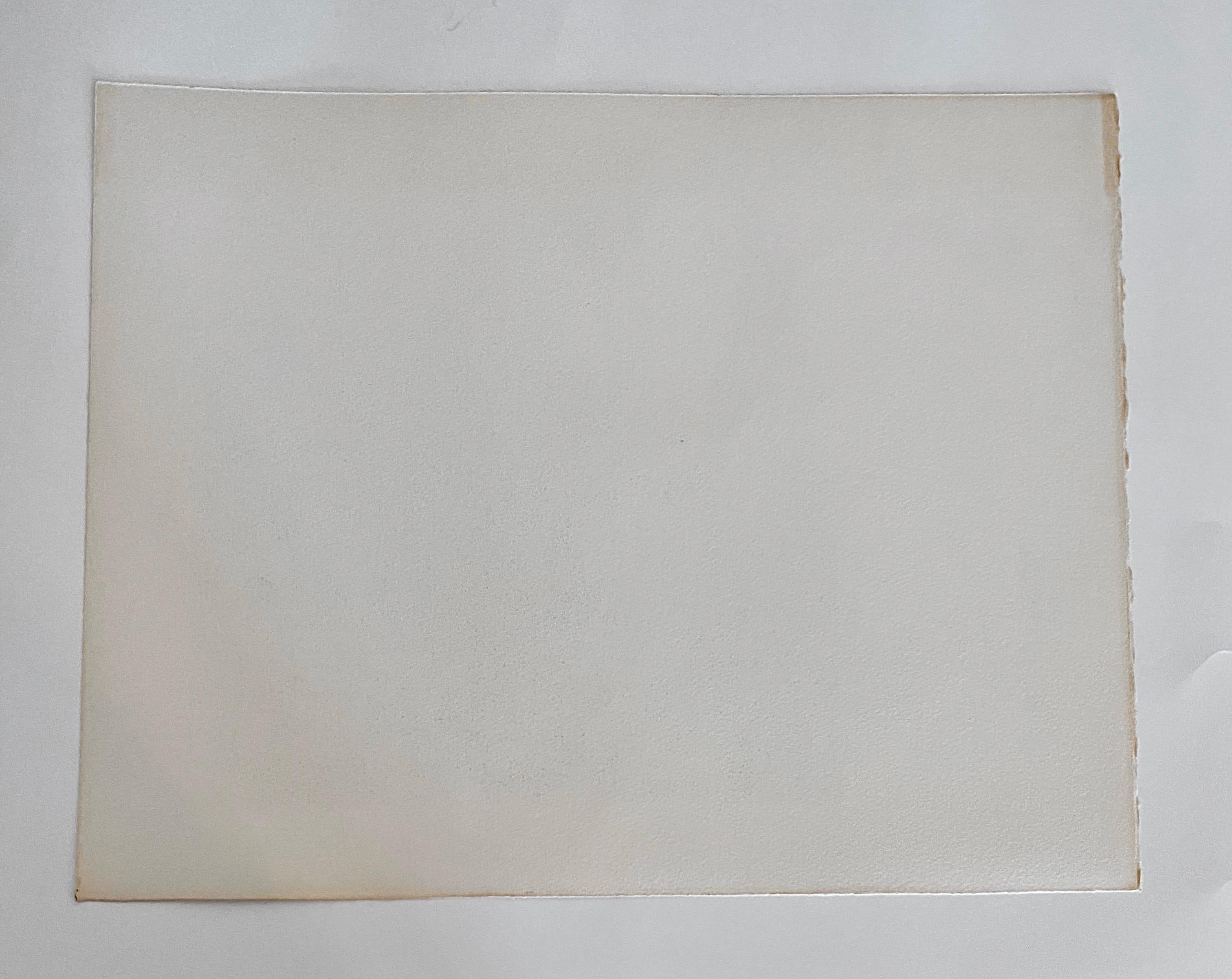 Avigdor Arikha Modernist Israeli Lithograph Jerusalem Landscape Bezalel School For Sale 3