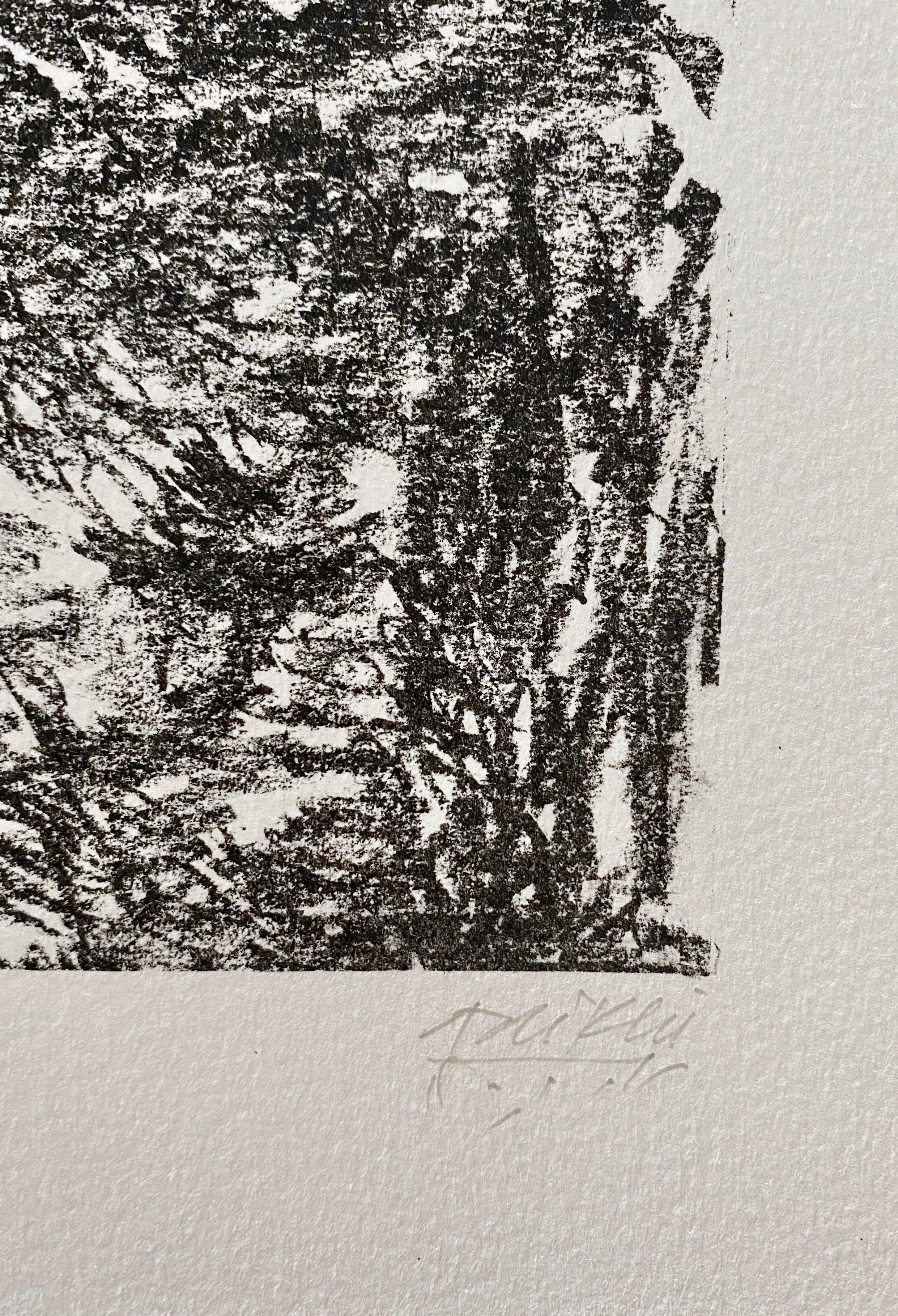 Avigdor Arikha Modernist Israeli Lithograph Jerusalem Landscape Bezalel School For Sale 4