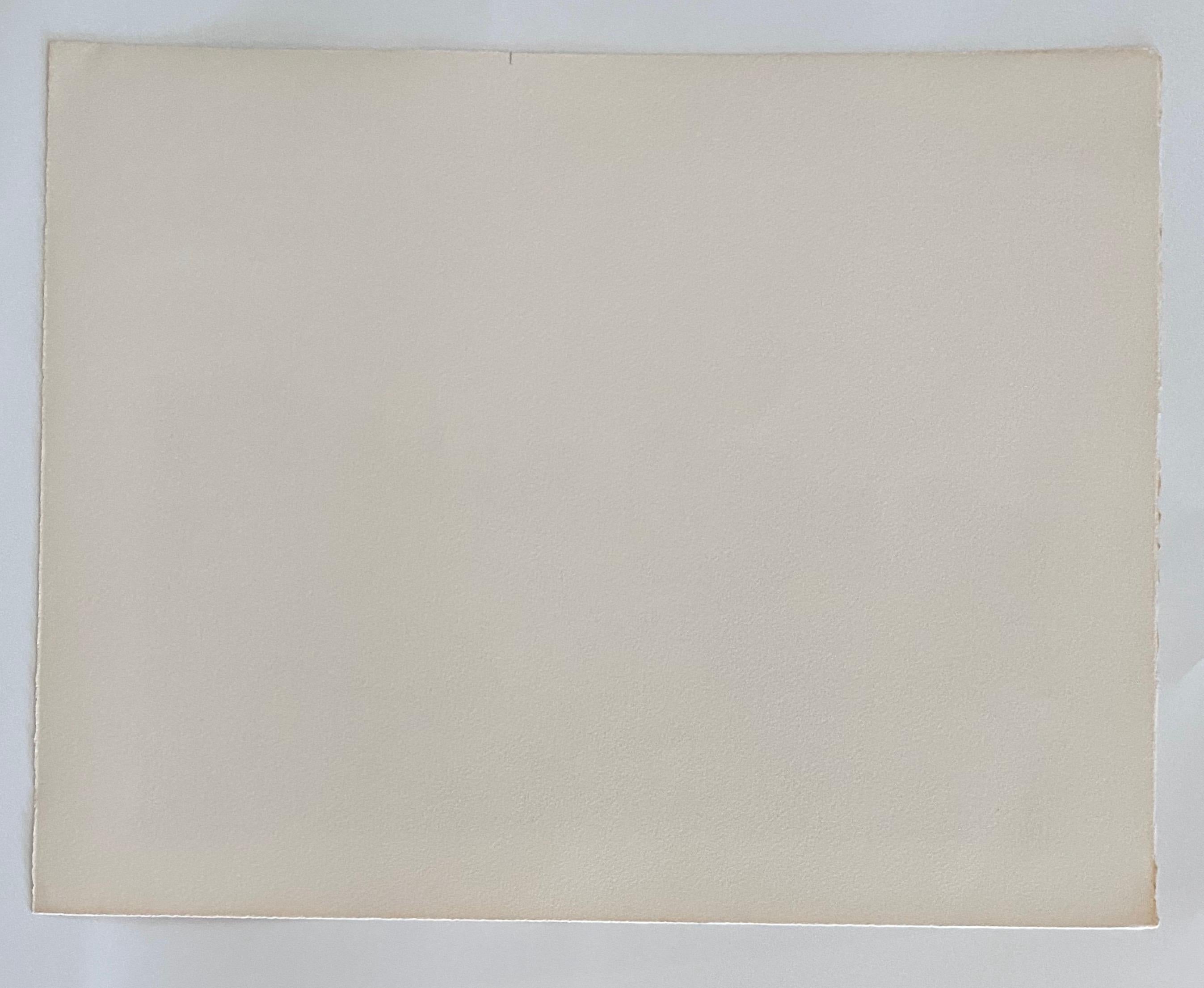 Avigdor Arikha Modernist Israeli Lithograph Jerusalem Landscape Bezalel School For Sale 5