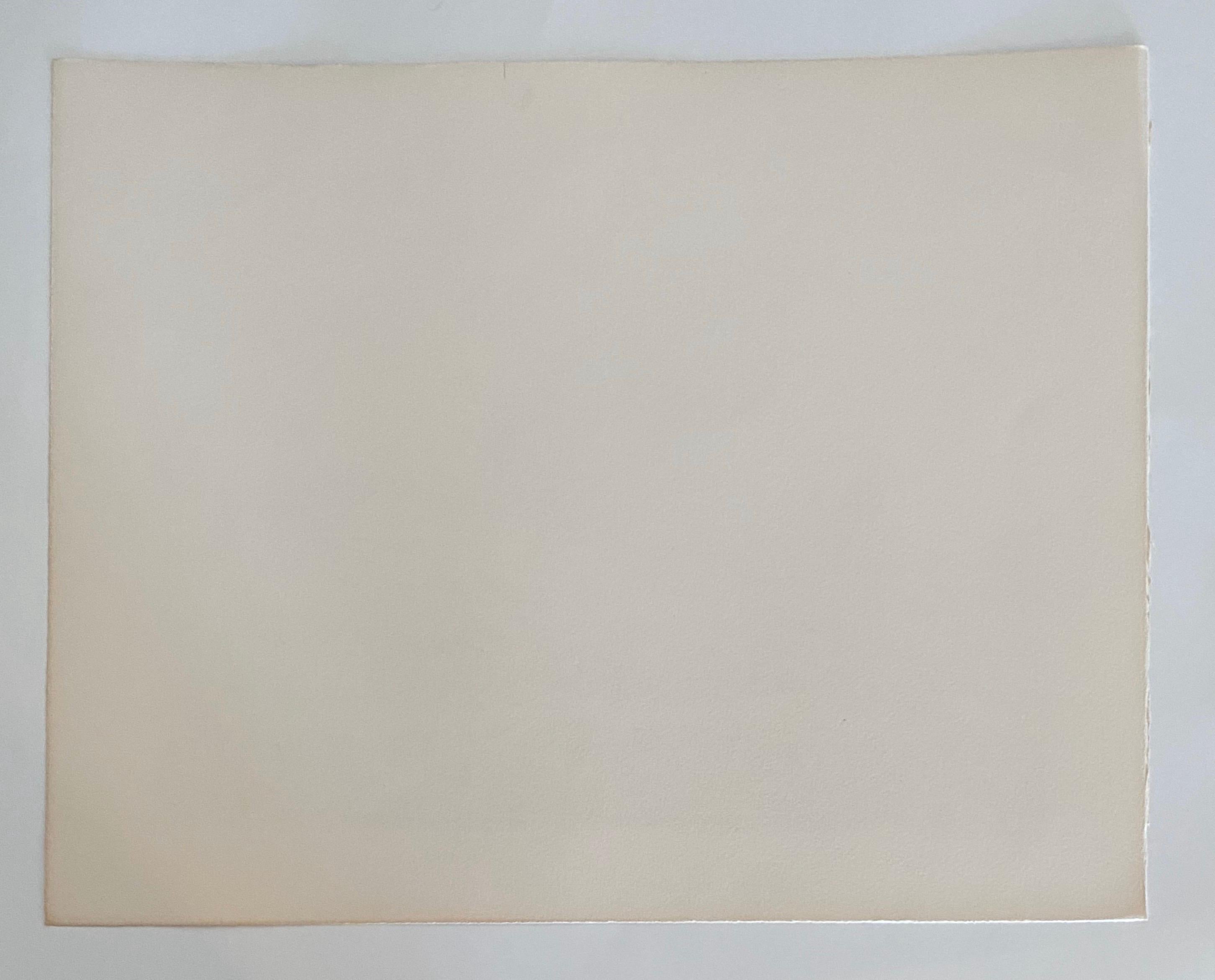 Avigdor Arikha Modernist Israeli Lithograph Jerusalem Landscape Bezalel School For Sale 5