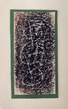 NYC School Abstract Expressionist Russian-American Painter Pastel Drawing