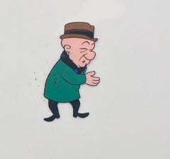 Mr. Magoo Original Vintage Animation Cel Hand Drawing Painting