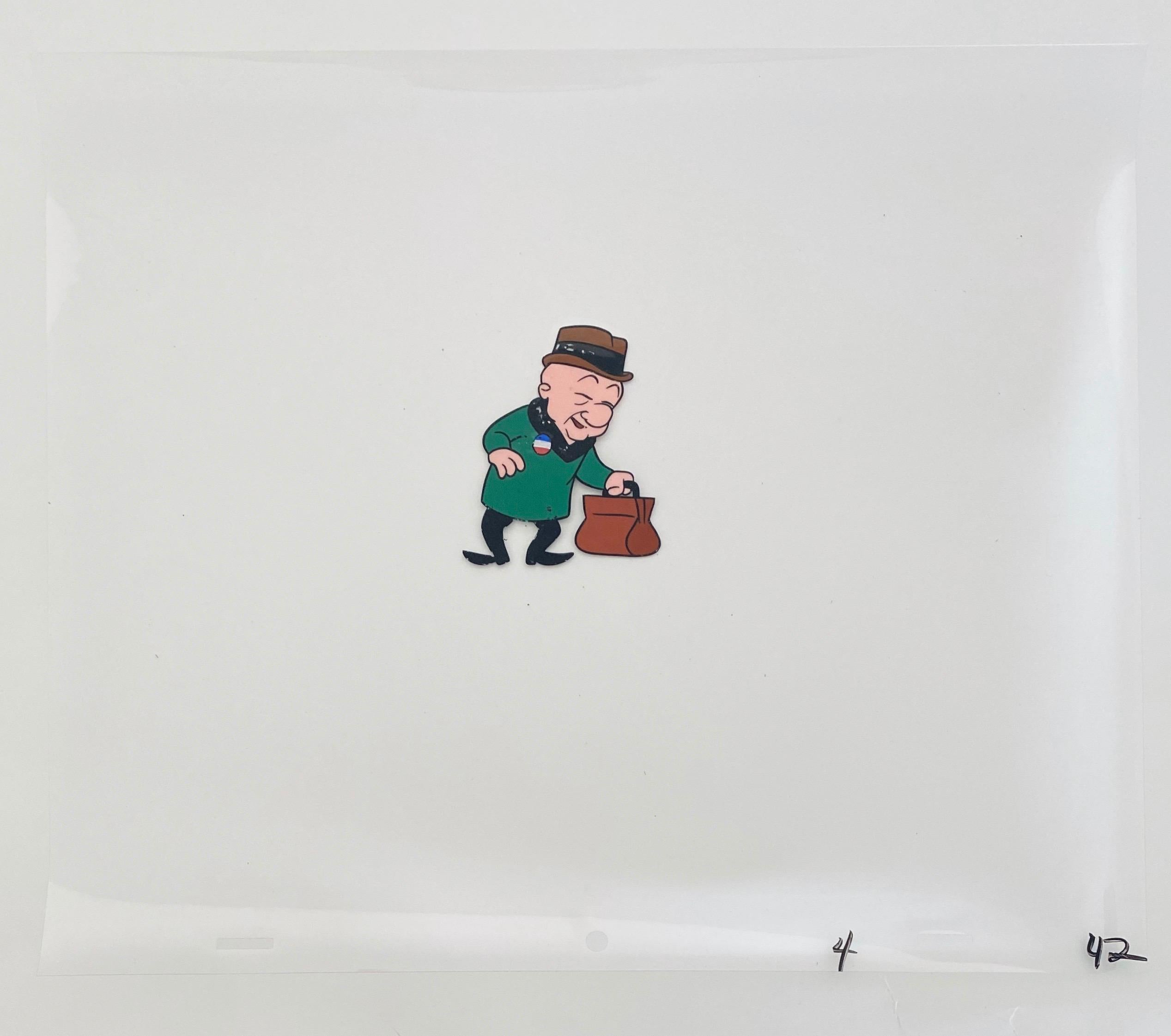 M. Magoo - Peinture originale d'animation vintage d'une Cel dessinée à la main en vente 1