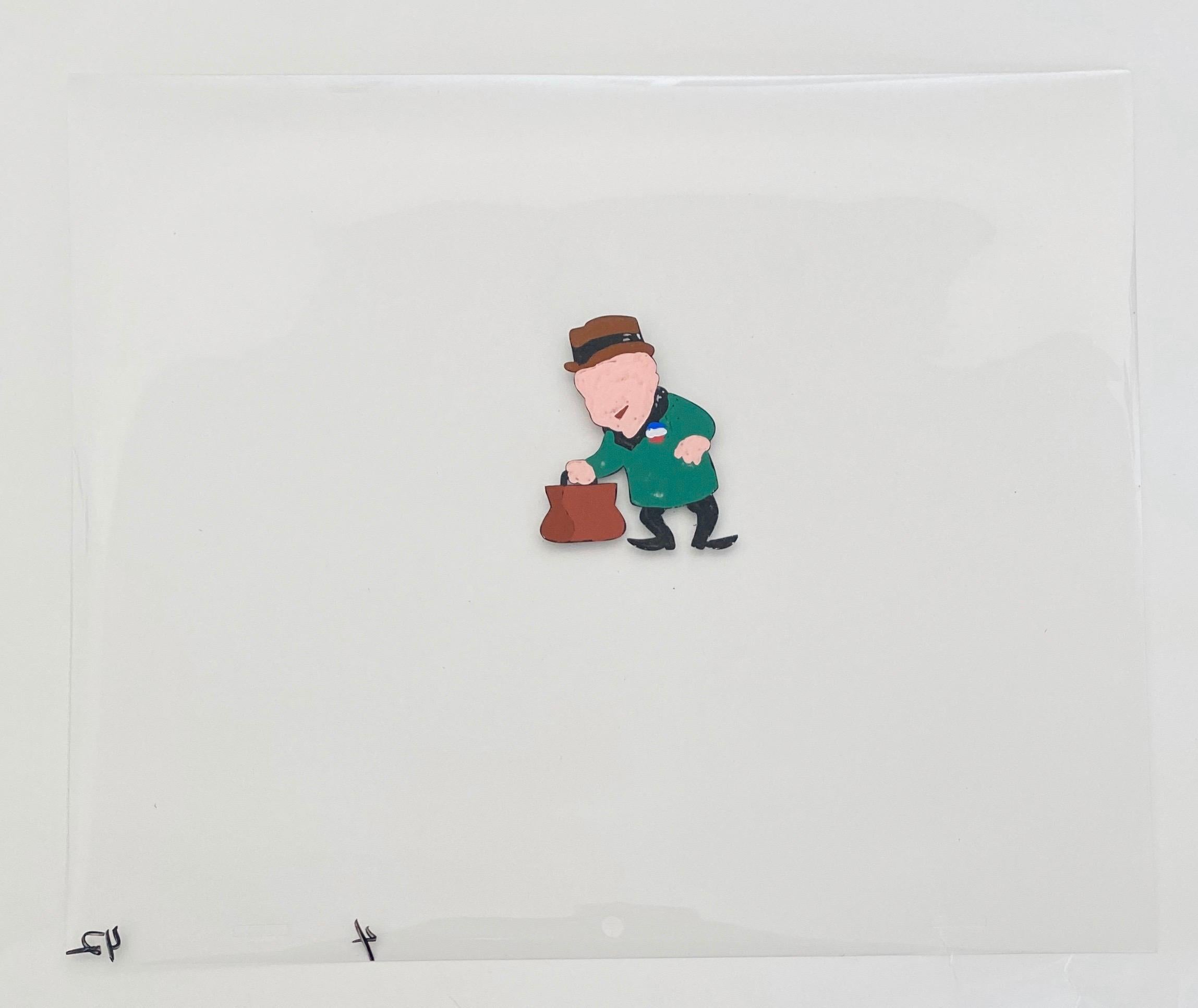 M. Magoo - Peinture originale d'animation vintage d'une Cel dessinée à la main en vente 3