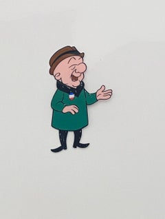 Mr. Magoo Original Vintage Animación Cel Dibujo a Mano Pintura