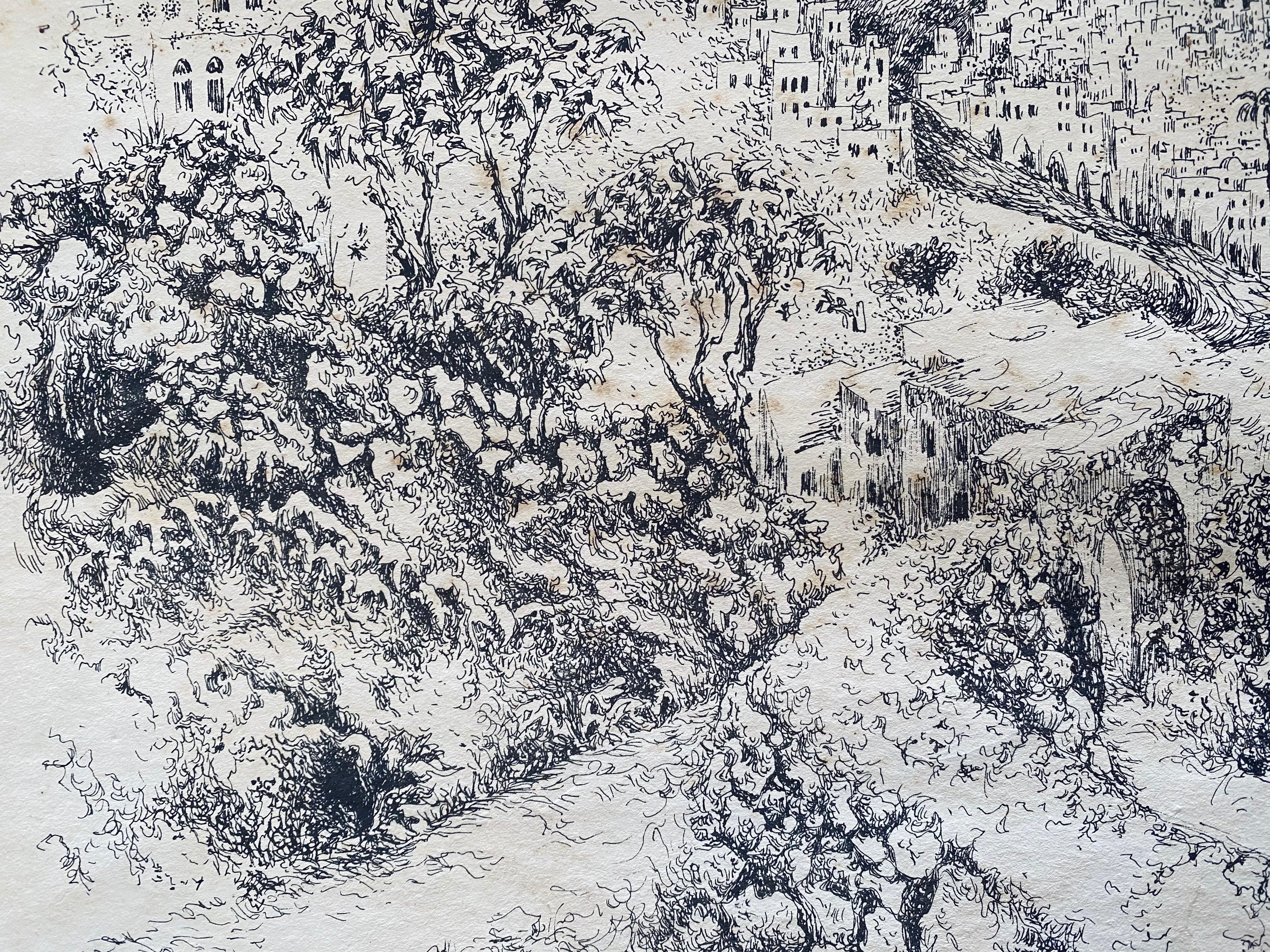 Baruch Nachshon, was born in Mandatory Palestine in 1939, in the city of Haifa.
Nachshon began to paint in early childhood, and developed his relationship to art and to artists throughout his youth. During his military service Nachshon herded flocks
