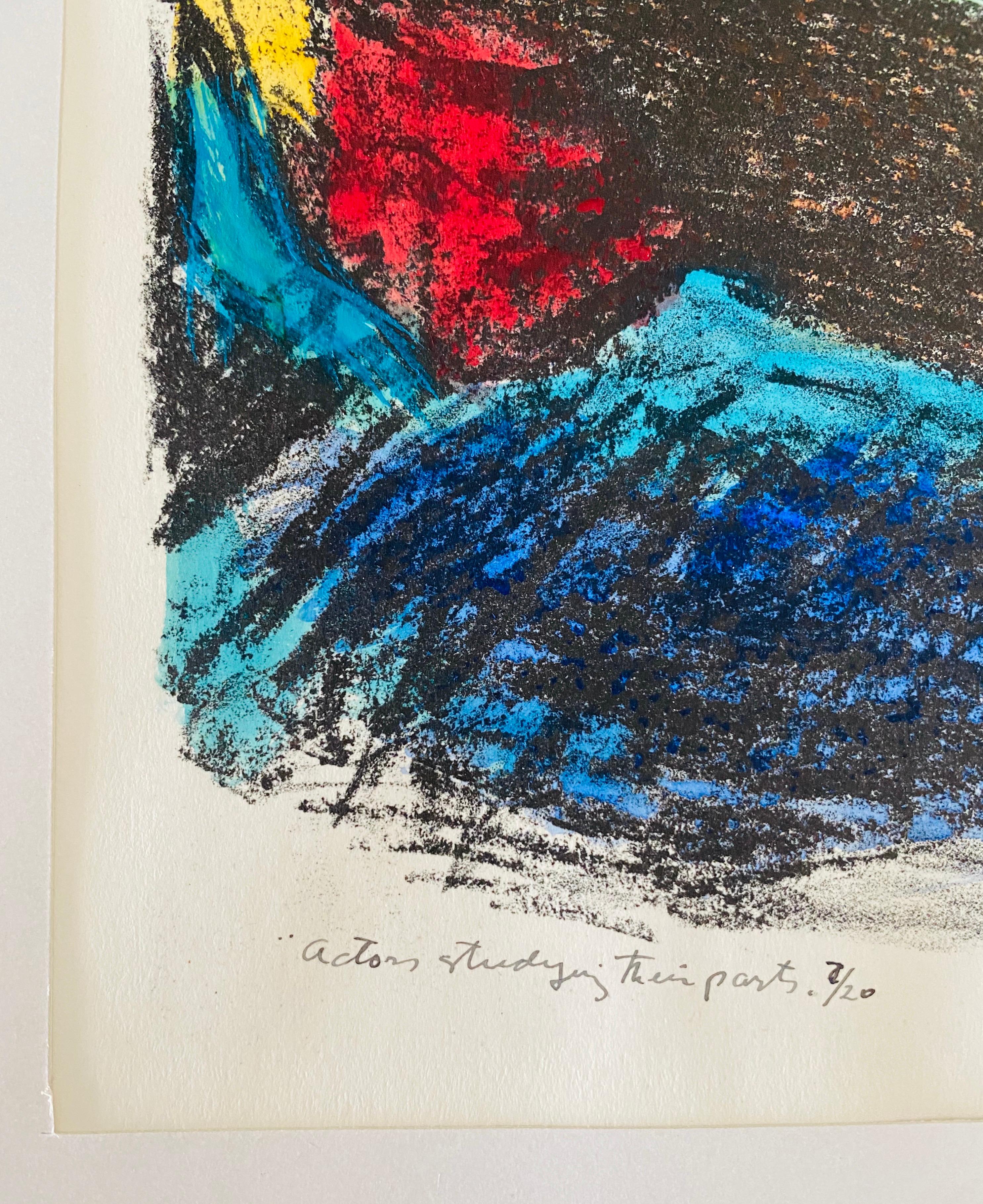 Expressionist Hand Signed Lithograph - Benjamin Kopman For Sale 4