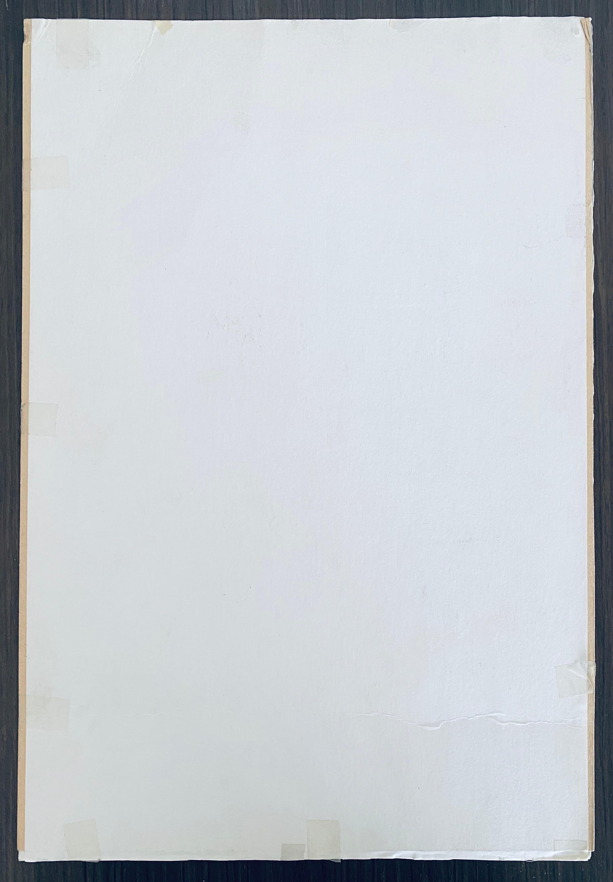 Polacco Francese Judaica Pittura ad acquerello a guazzo Originale Bauhaus Arte Yiddish in vendita 3