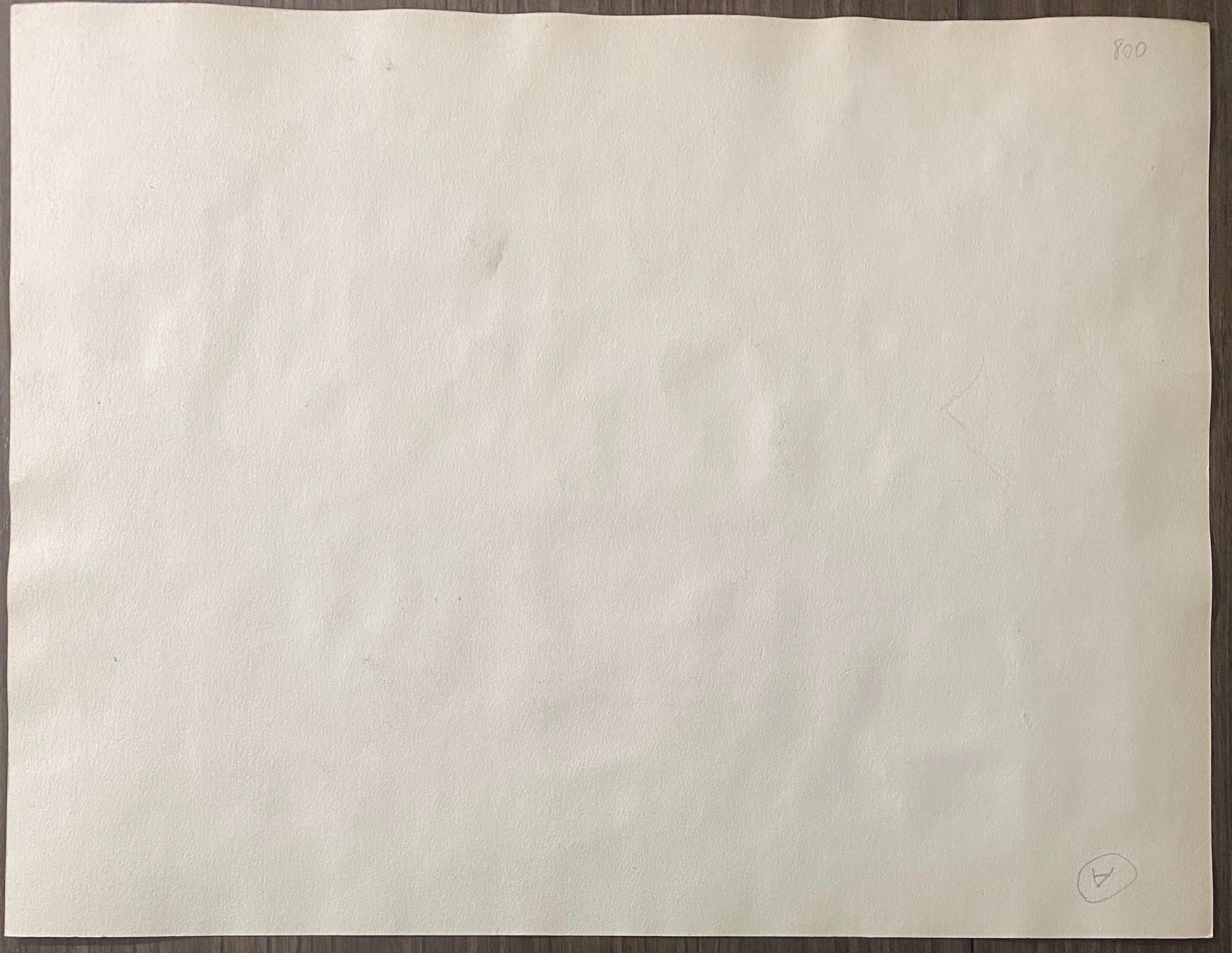 Polacco Francese Judaica Pittura ad acquerello a guazzo Originale Bauhaus Arte Yiddish in vendita 4