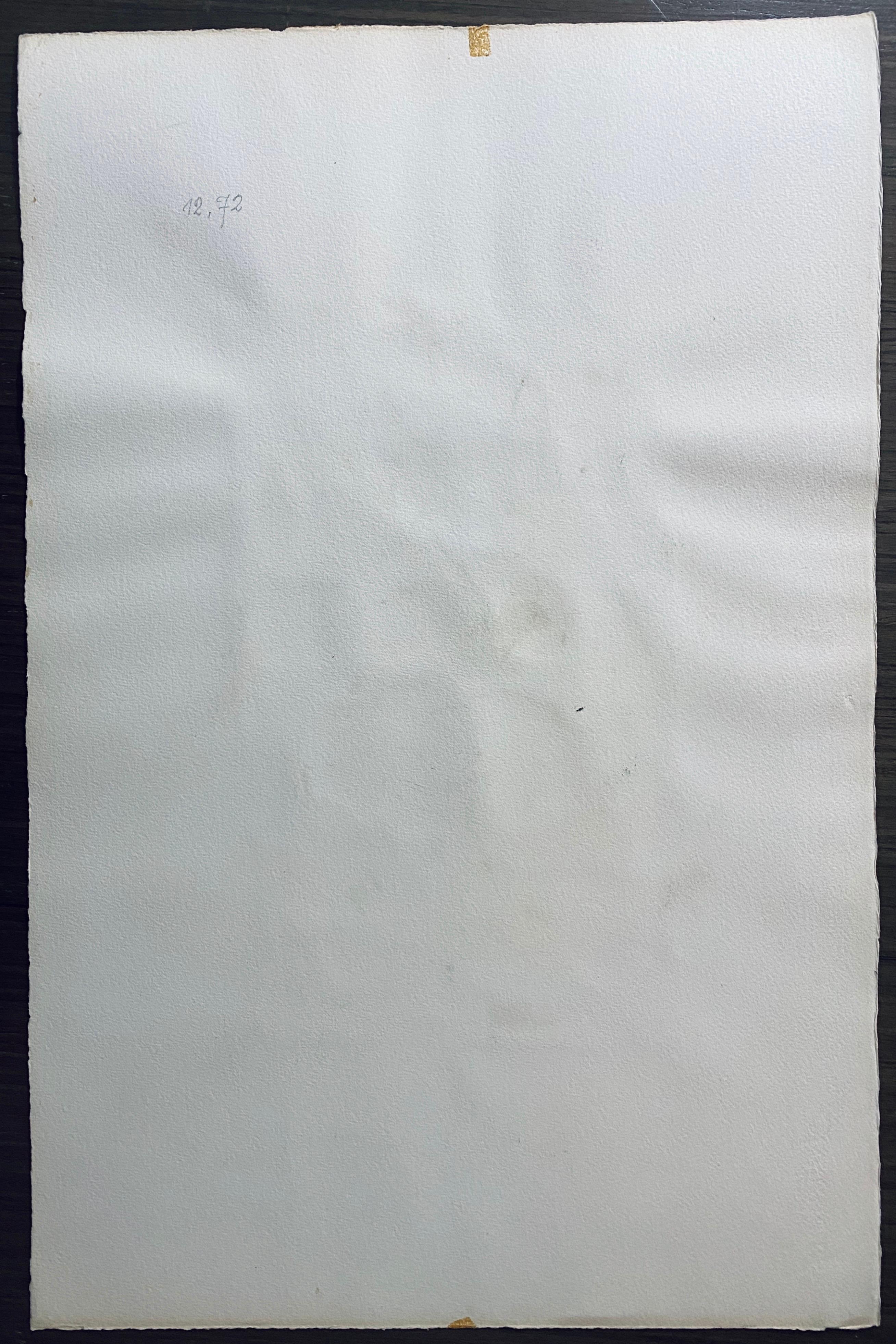 Polacco Francese Judaica Pittura ad acquerello a guazzo Originale Bauhaus Arte Yiddish in vendita 2