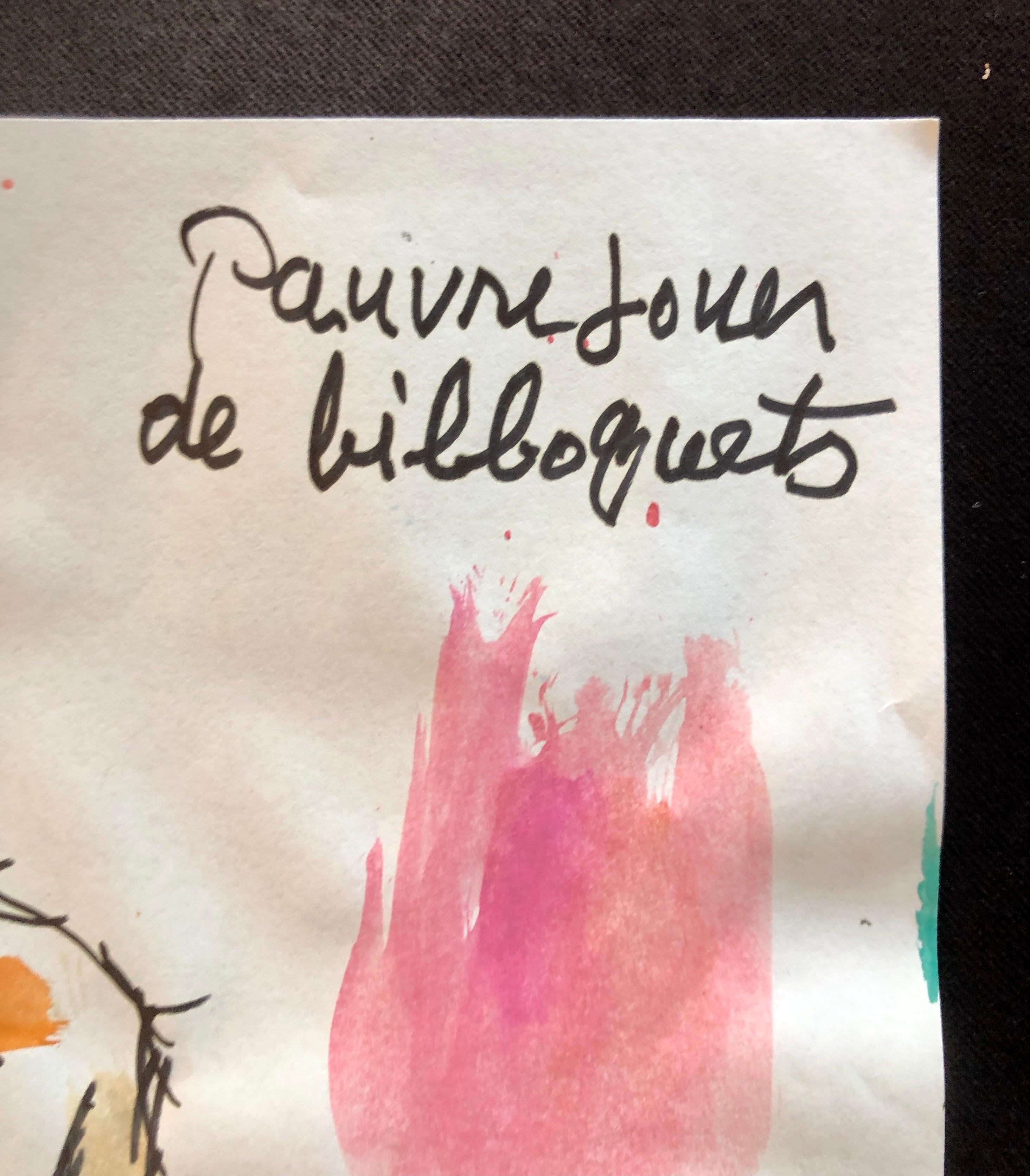 Pintura deportiva Bilbouquet
Cuadro en acuarela firmado a mano por Peter Emanuel Goldman. 
El legendario autor cinematográfico franco-americano, Son acuarelas de reciente producción basadas en reflexiones y recuerdos de una vida dedicada al arte y