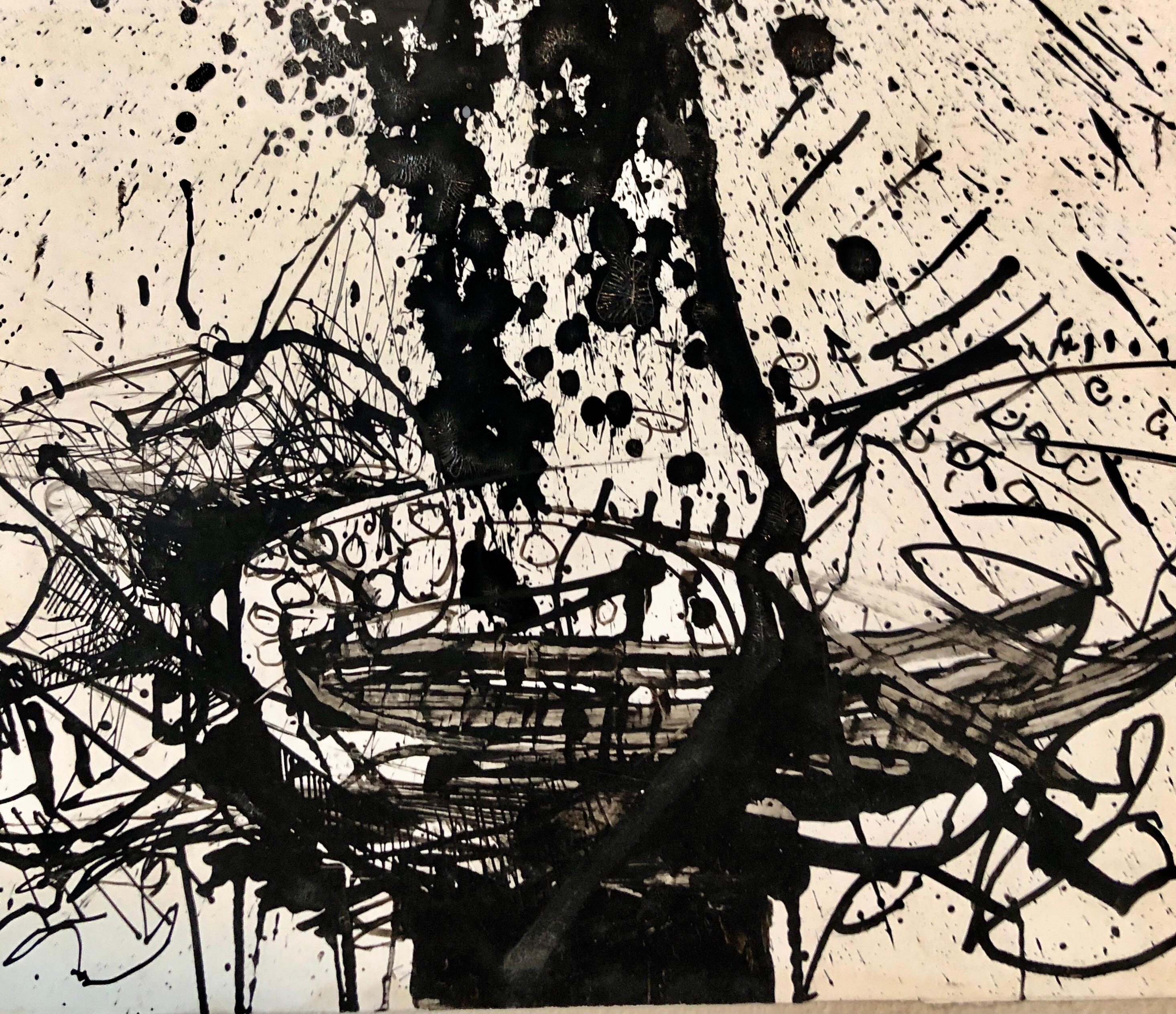 Provenance: Darthea Speyer, Paris.
backing 12 X 17 image 8.5 X 11.5

John Levee (1924 - 2017) was an American modern art abstract expressionist painter who had worked in Paris since 1949. His father was Hollywood legend M. C. Levee.
John Harrison