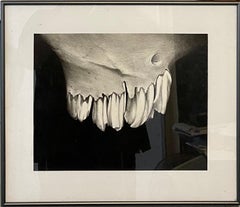 Charcoal Drawing Abstract Teeth Bone Erica Child Prudhomme American Woman Artist