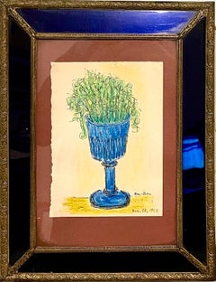 Couleur expressionniste, cadre vintage moderniste Ben Zion WPA