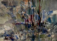 Pintura Modernista Abstracta Expresionista Acuarela Bauhaus Weimar Pawel Kontny