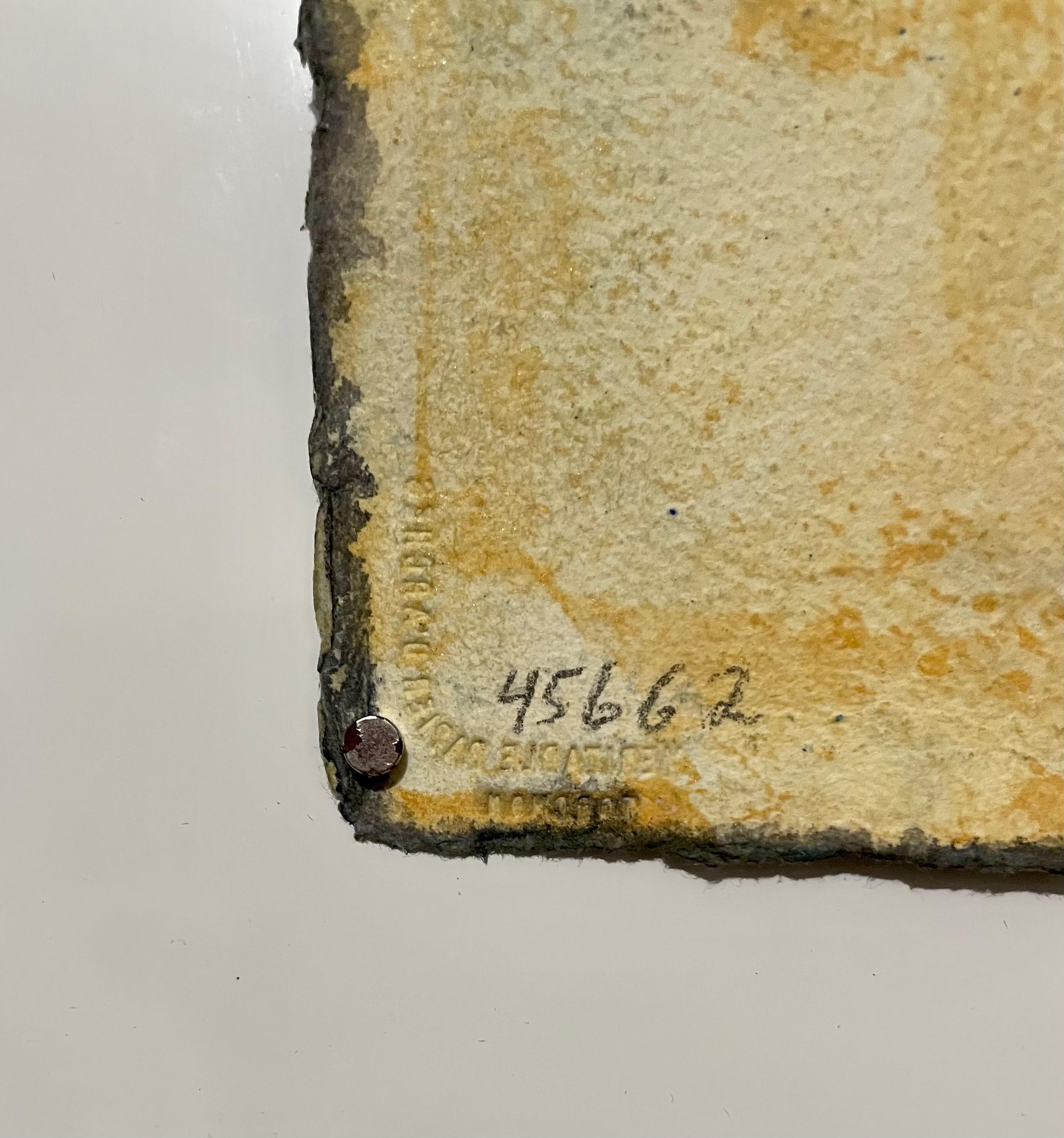 Peinture moderniste abstraite expressionniste à l'eau Bauhaus Weimar Pawel Kontny en vente 4