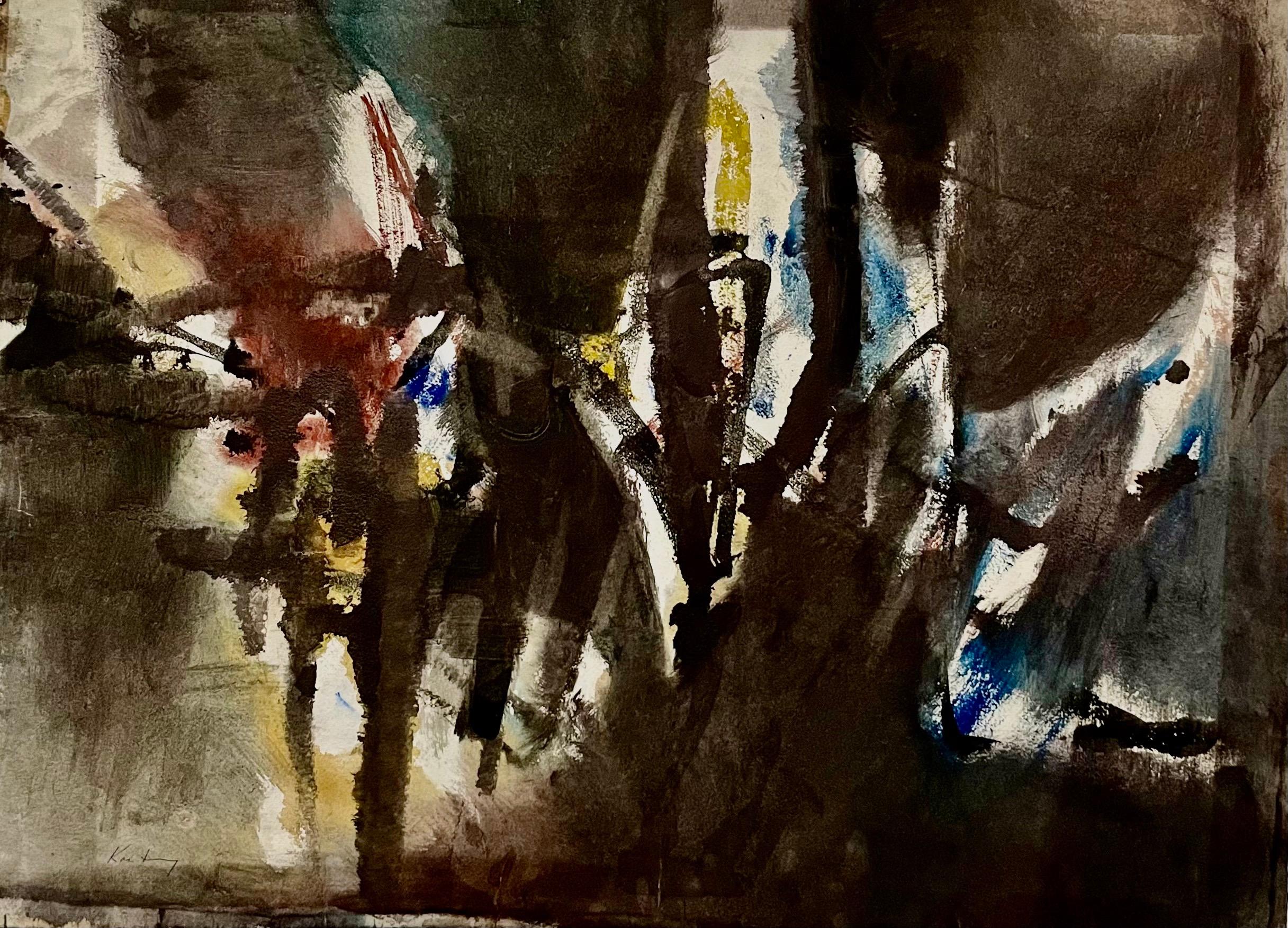 Unframed Drawings and Watercolor Paintings