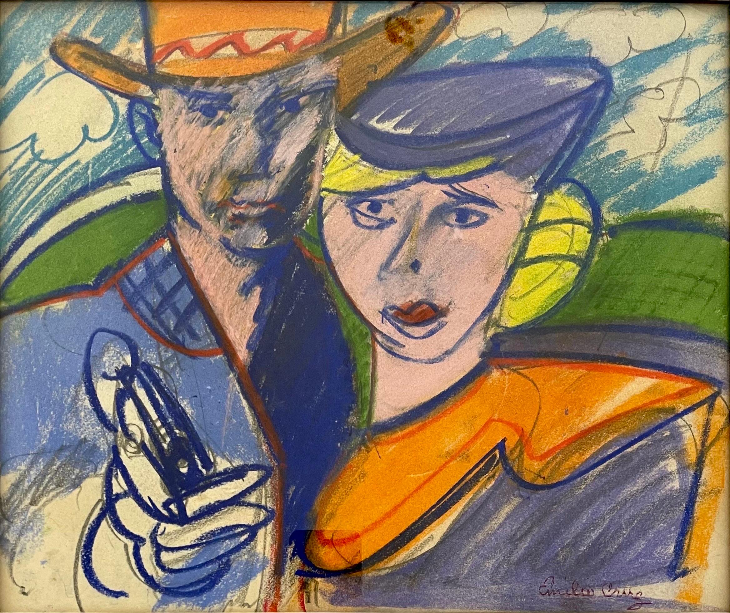 Small Figurative Drawings and Watercolors