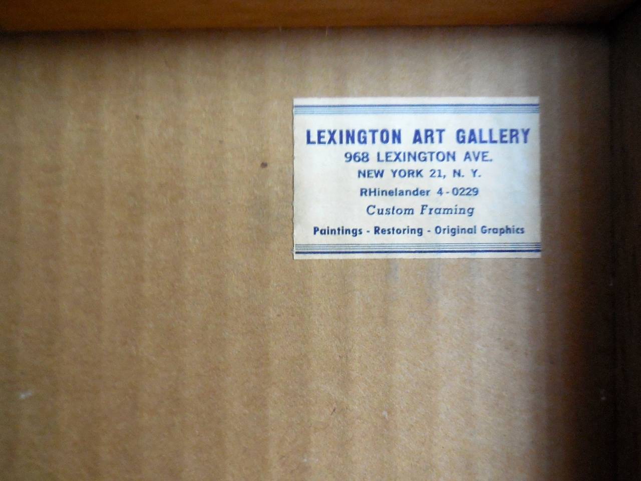 30X21.25 without the frame. Mixed Media painting and drawing on paper. Lawrence Kupferman had a long and illustrious career as an artist and educator. His work has been exhibited at such distinguished venues as the Museum of Modern Art, the
