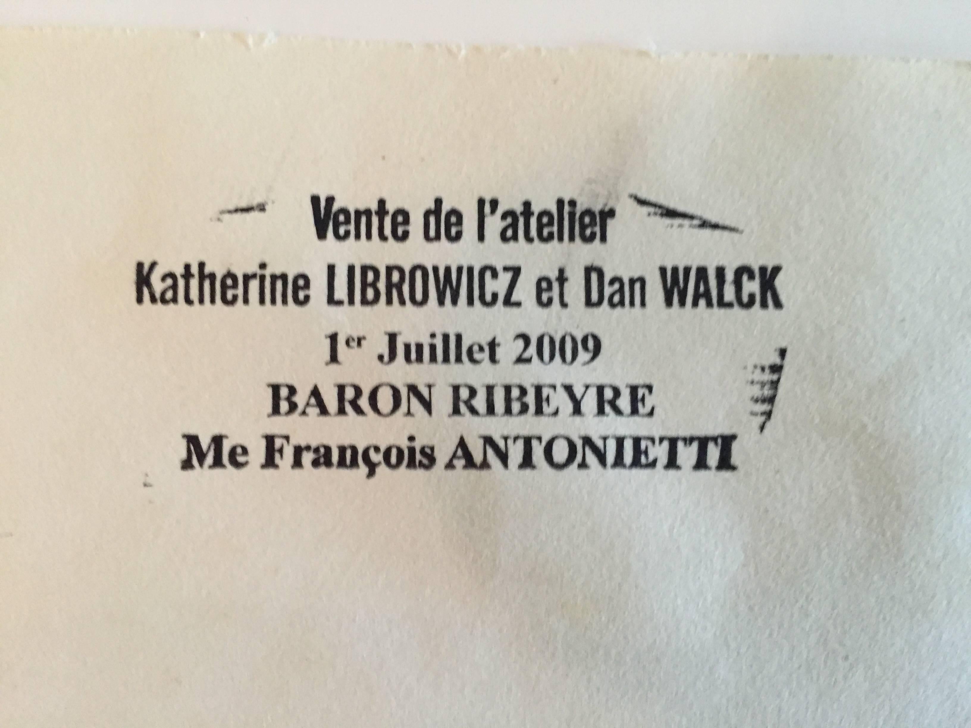 Katarzyna LIBROWICZ
Polish French painter studied at the Academy of Fine Arts in Warsaw and arrived in France in 1937 .
She studied with  André Lhote in Montparnasse Paris and exhibited at the Salon d'Automne and the Salon des Independants .
She is