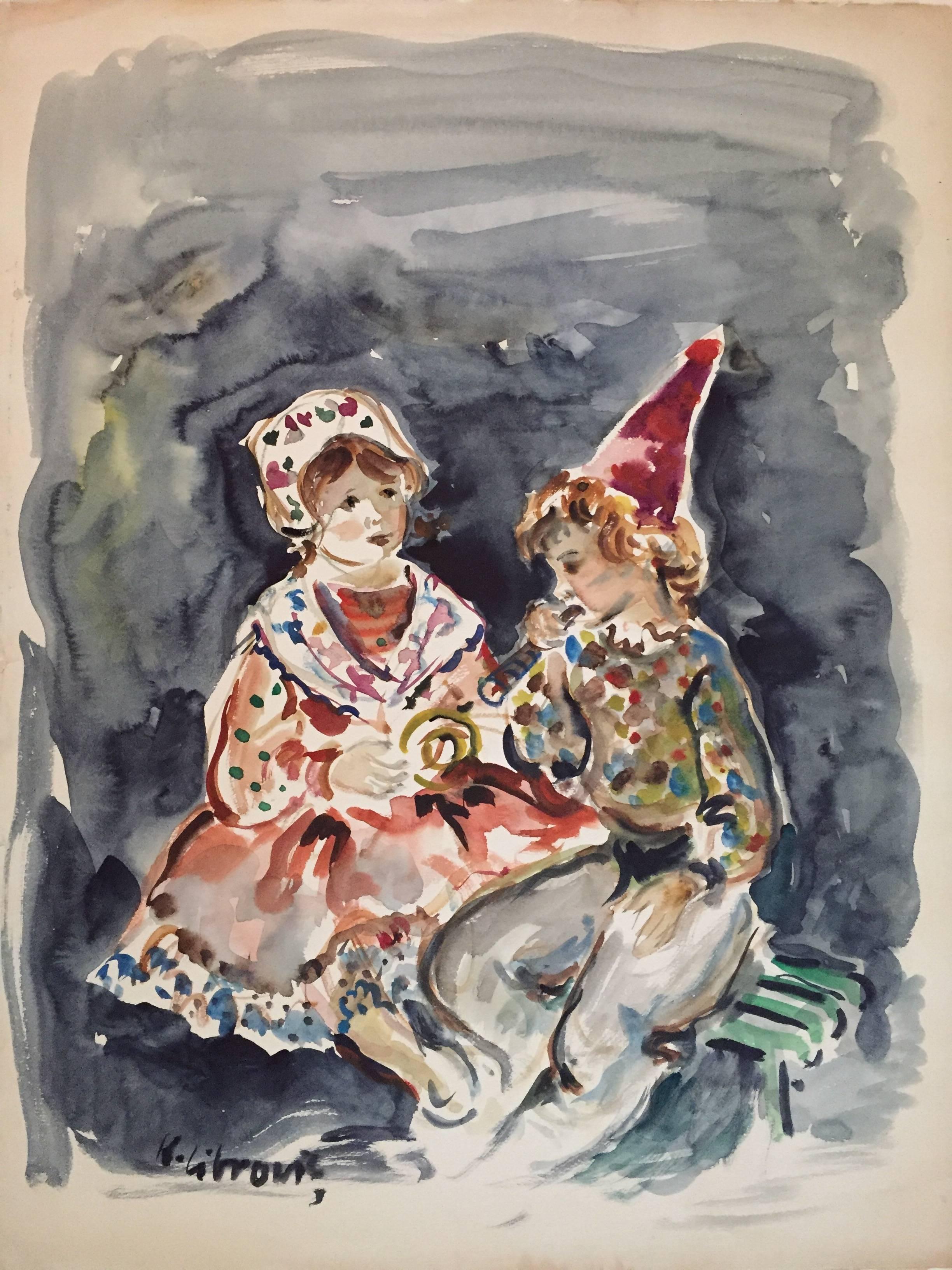Figurative Art Katherine Librowicz - Fête d'anniversaire pour enfants