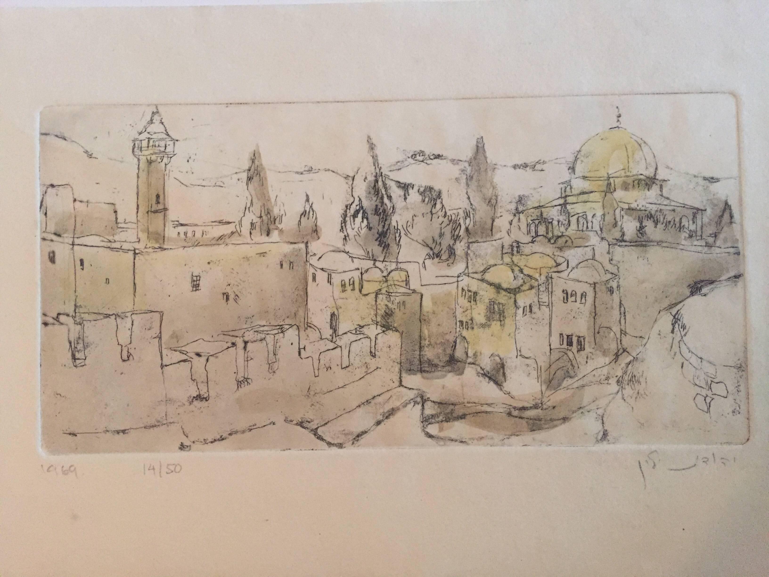Landscape Art di Judith Yellin Ginat - Città di Gerusalemme