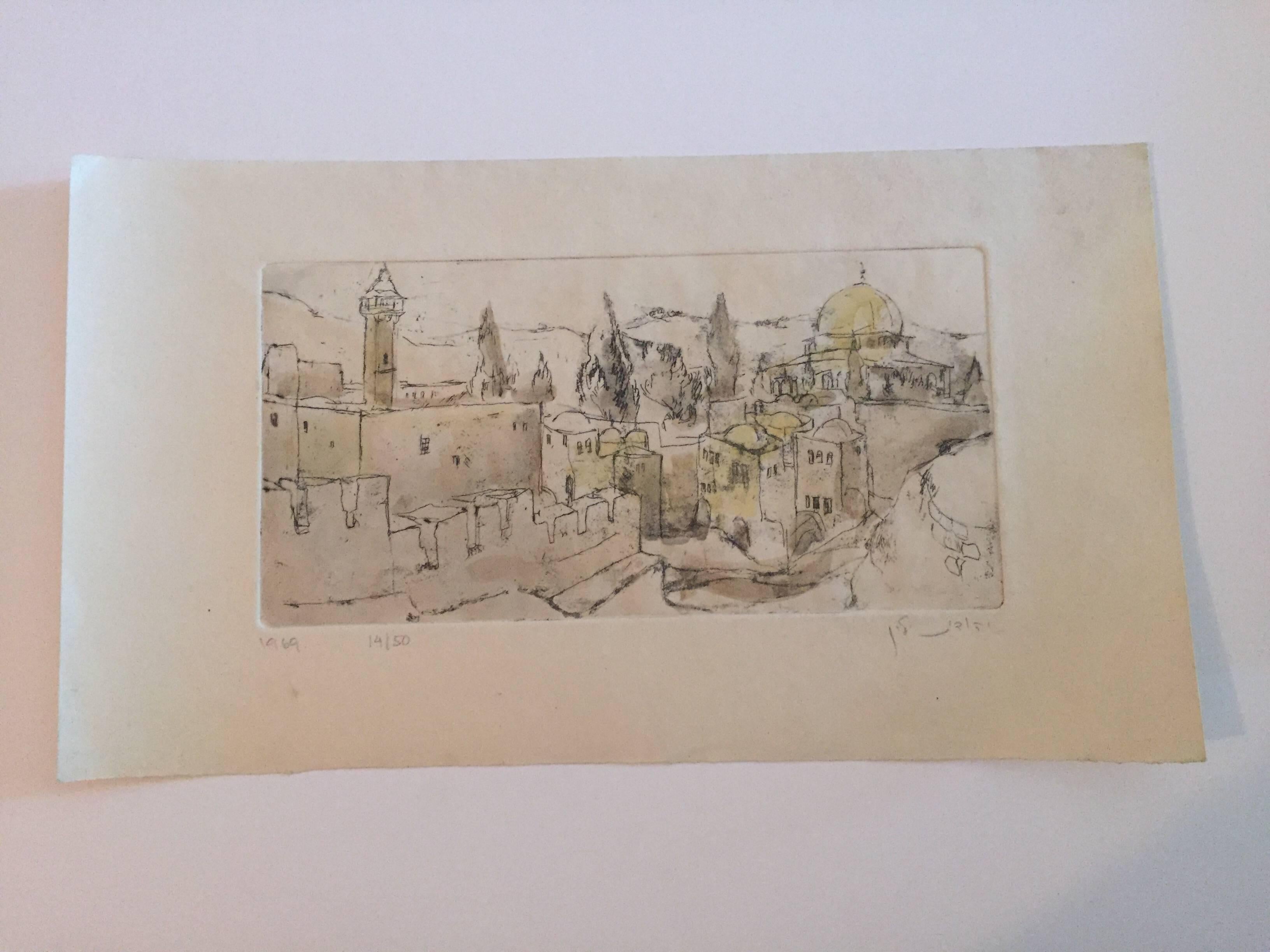 Città di Gerusalemme - Art di Judith Yellin Ginat