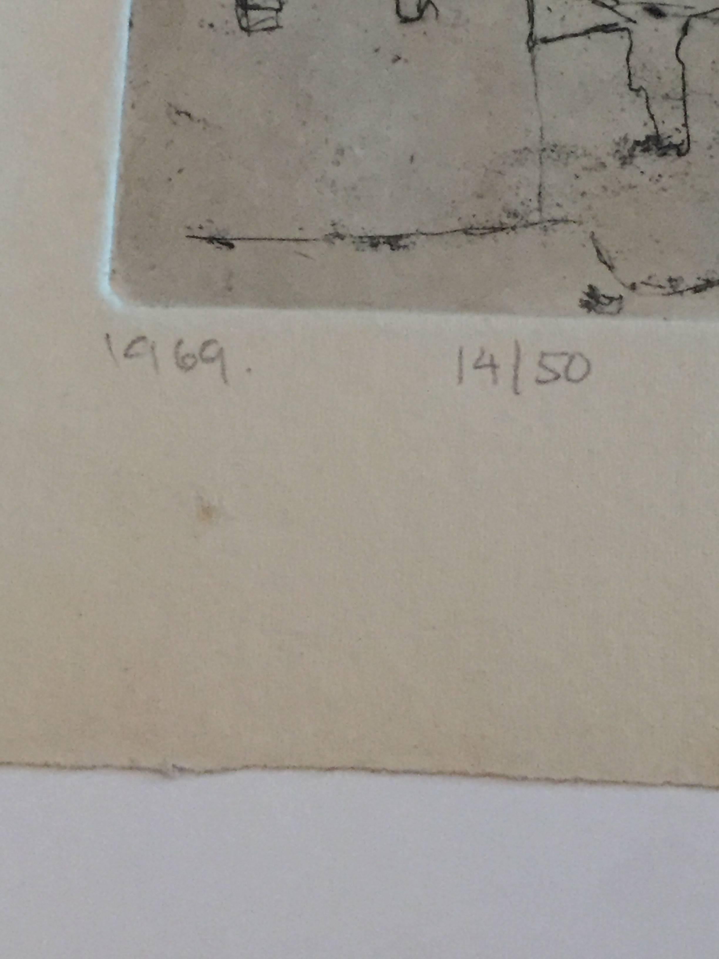 Città di Gerusalemme - Landscape Art Beige di Judith Yellin Ginat