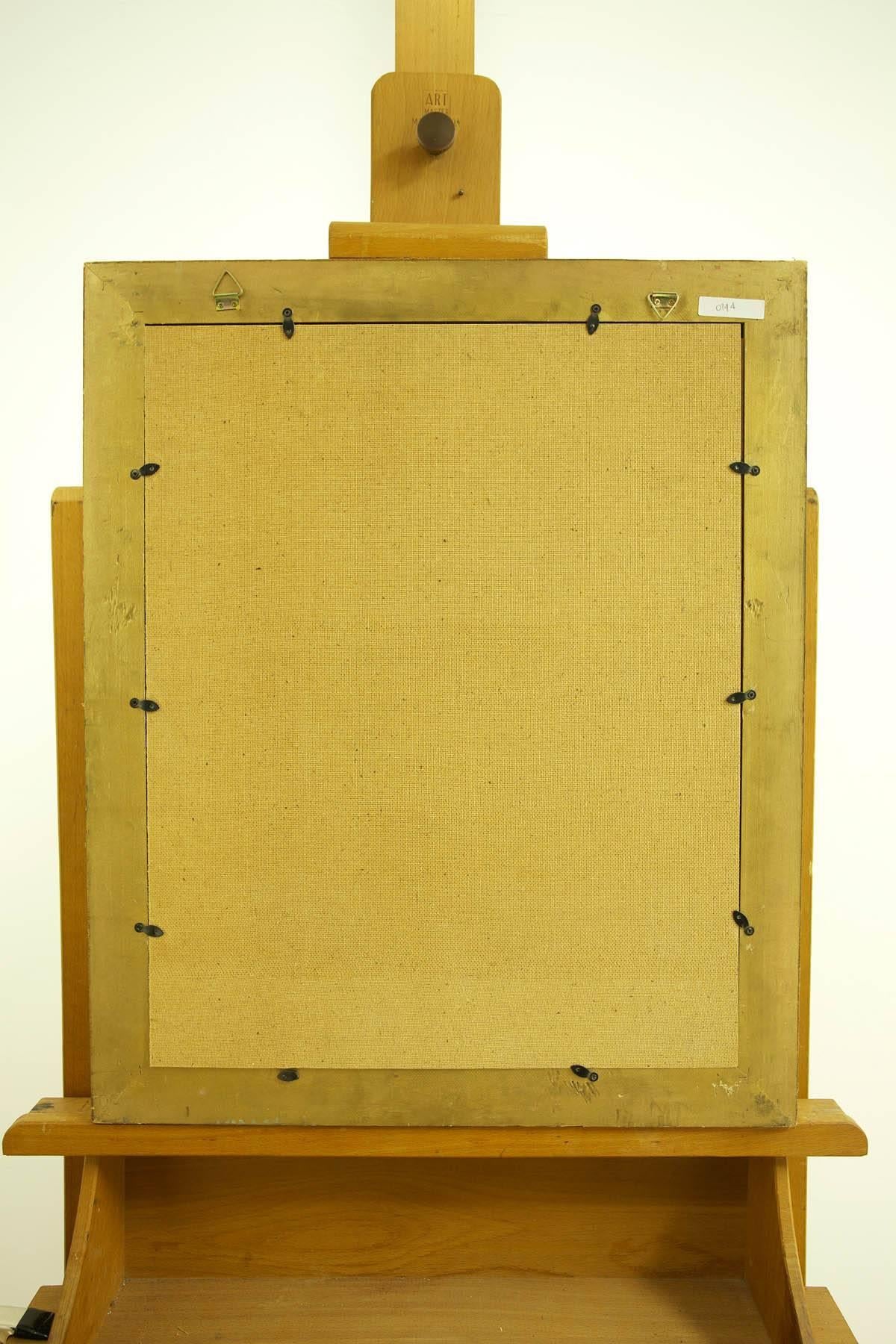 Temple Tremont des années 1930, aquarelle Judaïque, Bronx New York City - Moderne Art par Ben Ganz