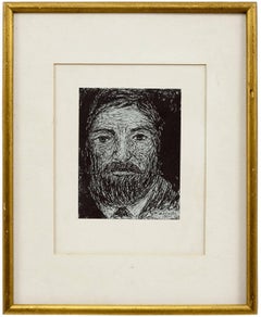 Modernist Drawing, Portrait of a Man