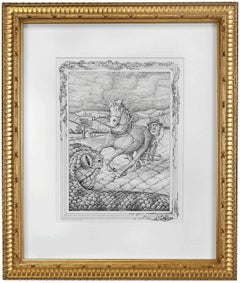 DIE SCHLANGE, (Aufzuchtpferd mit Bauer)