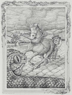 THE SNAKE, (Rearing Horse with Farmer)