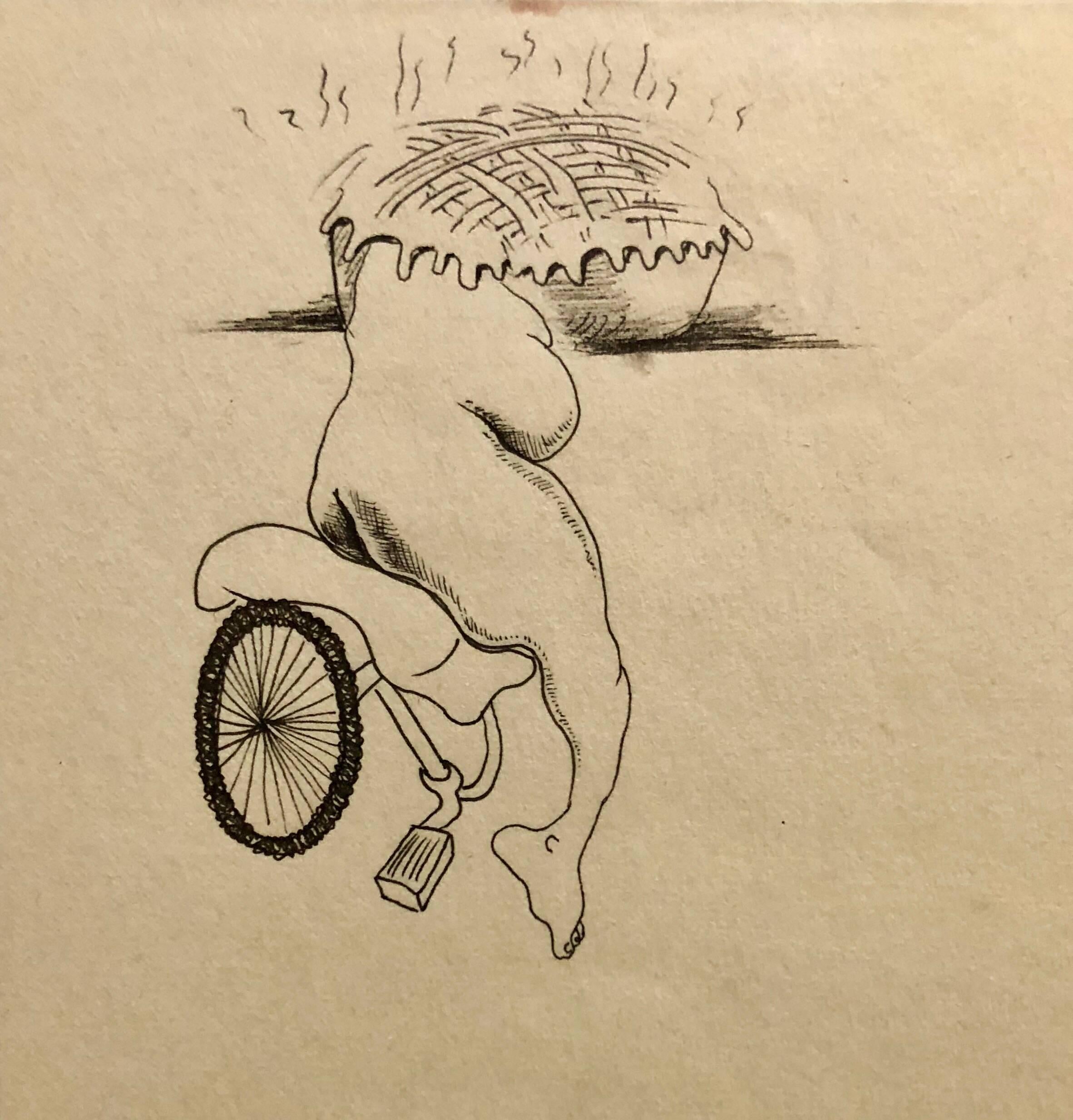 Collaborative Contemporary Surrealist Cartoon Drawing Humphrey + Coates