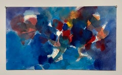 Modernist Abstract Expressionist Watercolor Painting Bauhaus Weimar Pawel Kontny