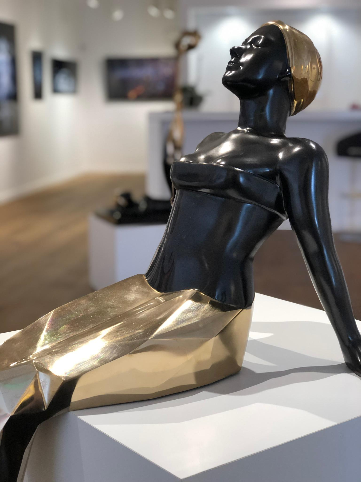 Ignacio Gana
Mermaid Gold
Bronze on granite base
Signed and numbered by artist


Available in two sizes:
23 x 12 x 11 inches, From a series of 10
48 x 27 x 21 inches, From a series of 10


Currently on display at Art Angels

Ignacio