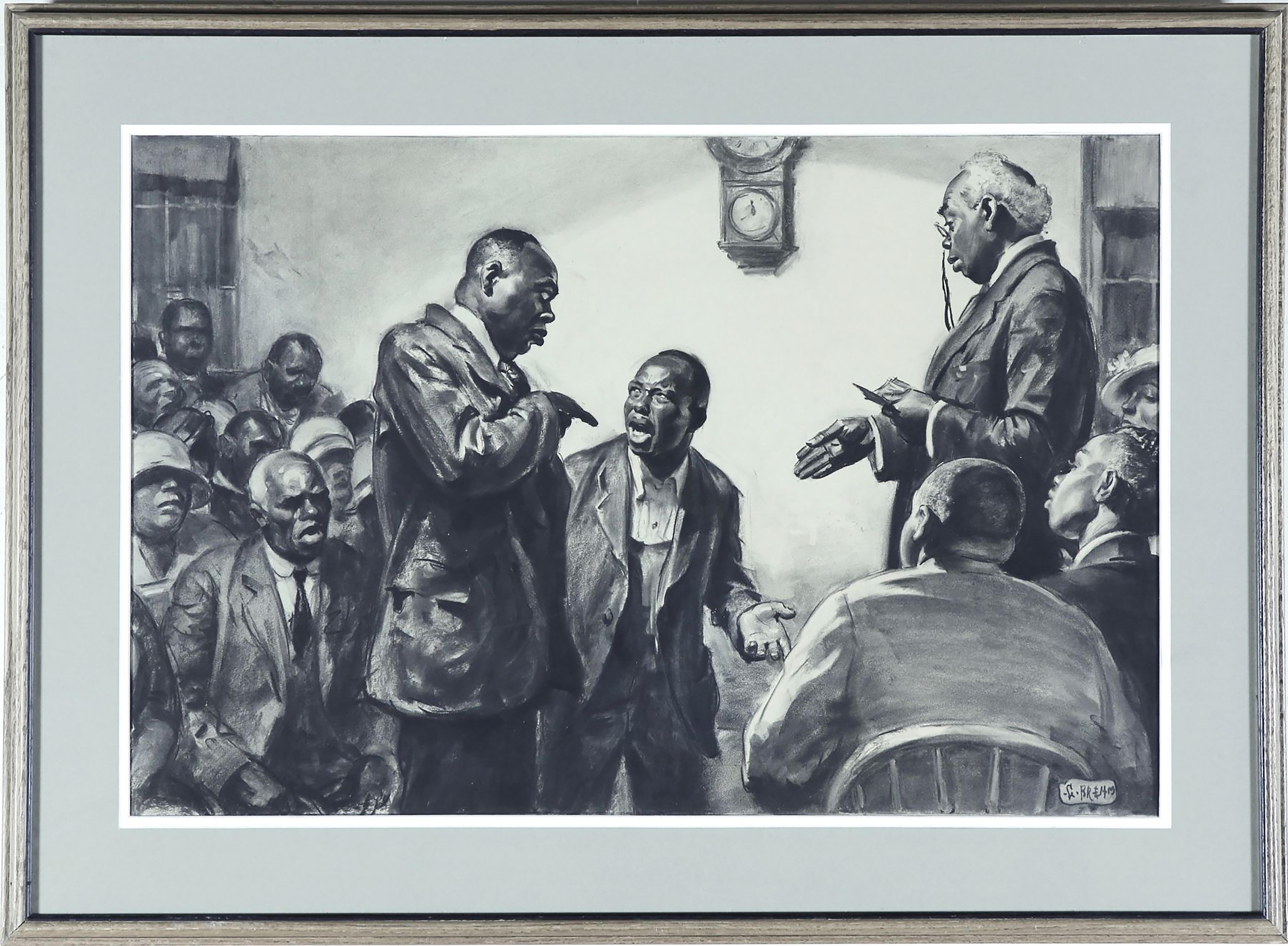 Las cicatrices cayeron sobre Alabama - Art de George Brehm
