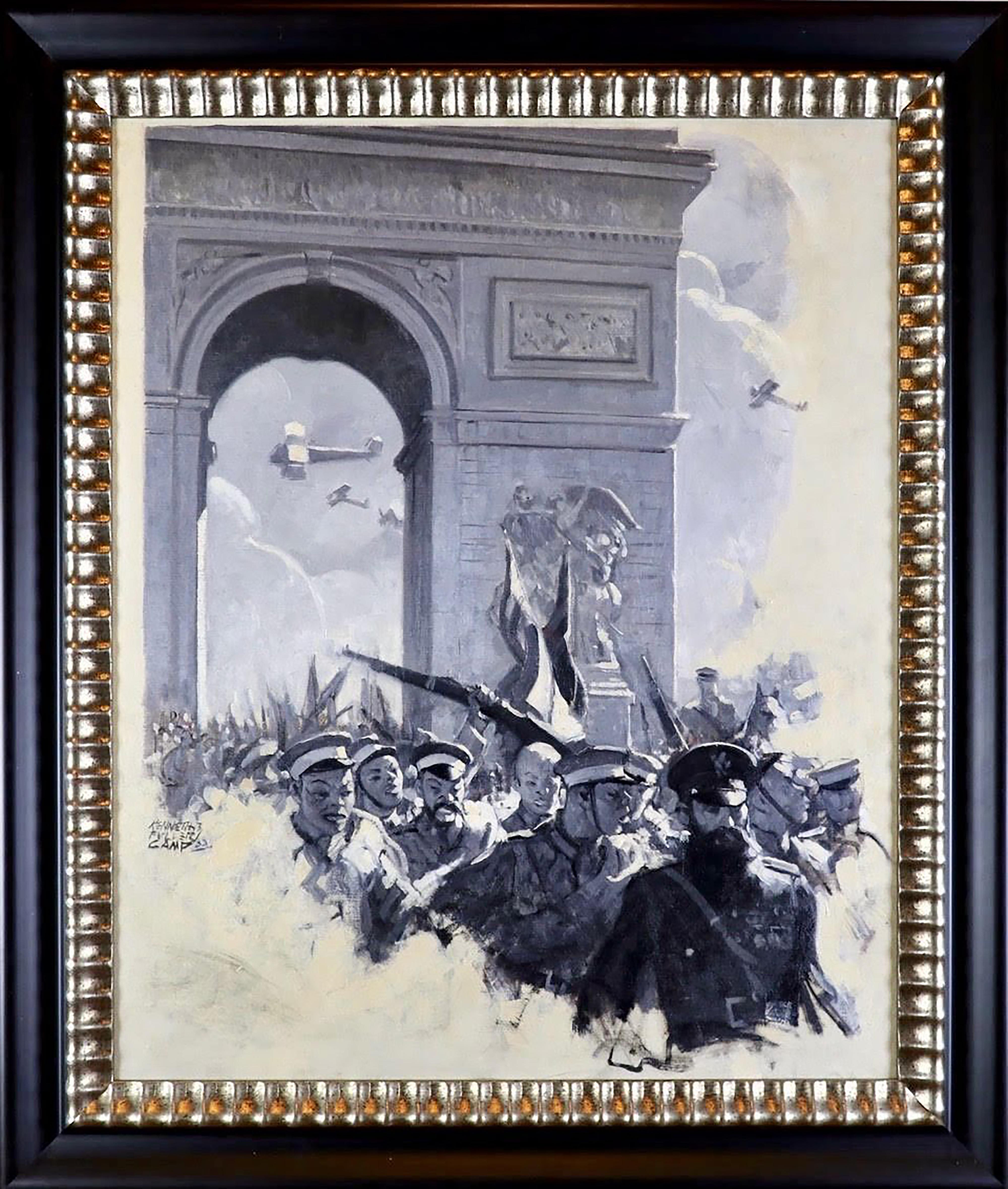 World War 1 Illustration - Painting by Kenneth Tyler Camp