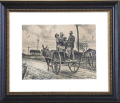 Family on Donkey Cart