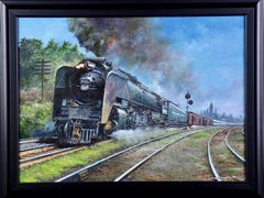 New York Central Train, Railroad Painting